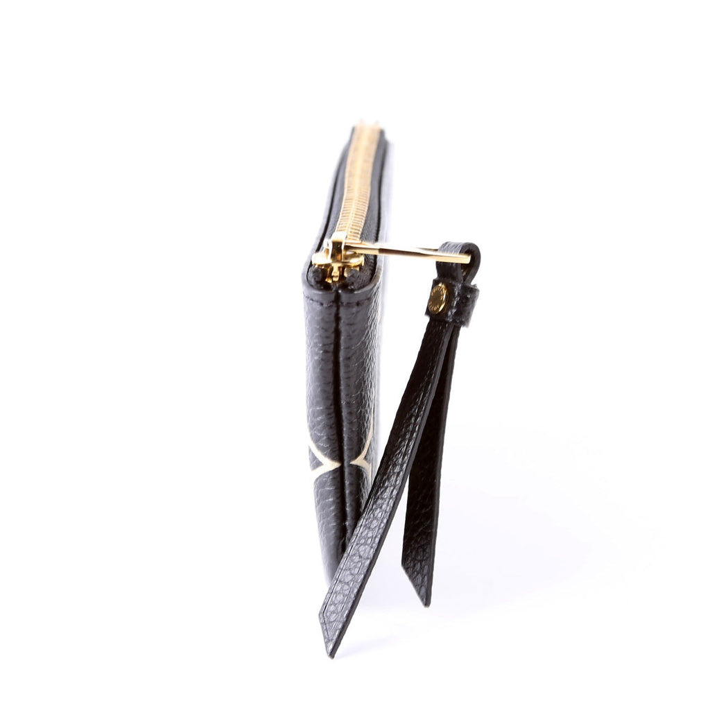 Pochette Cles NM Bicolor Empreinte Black/Cream