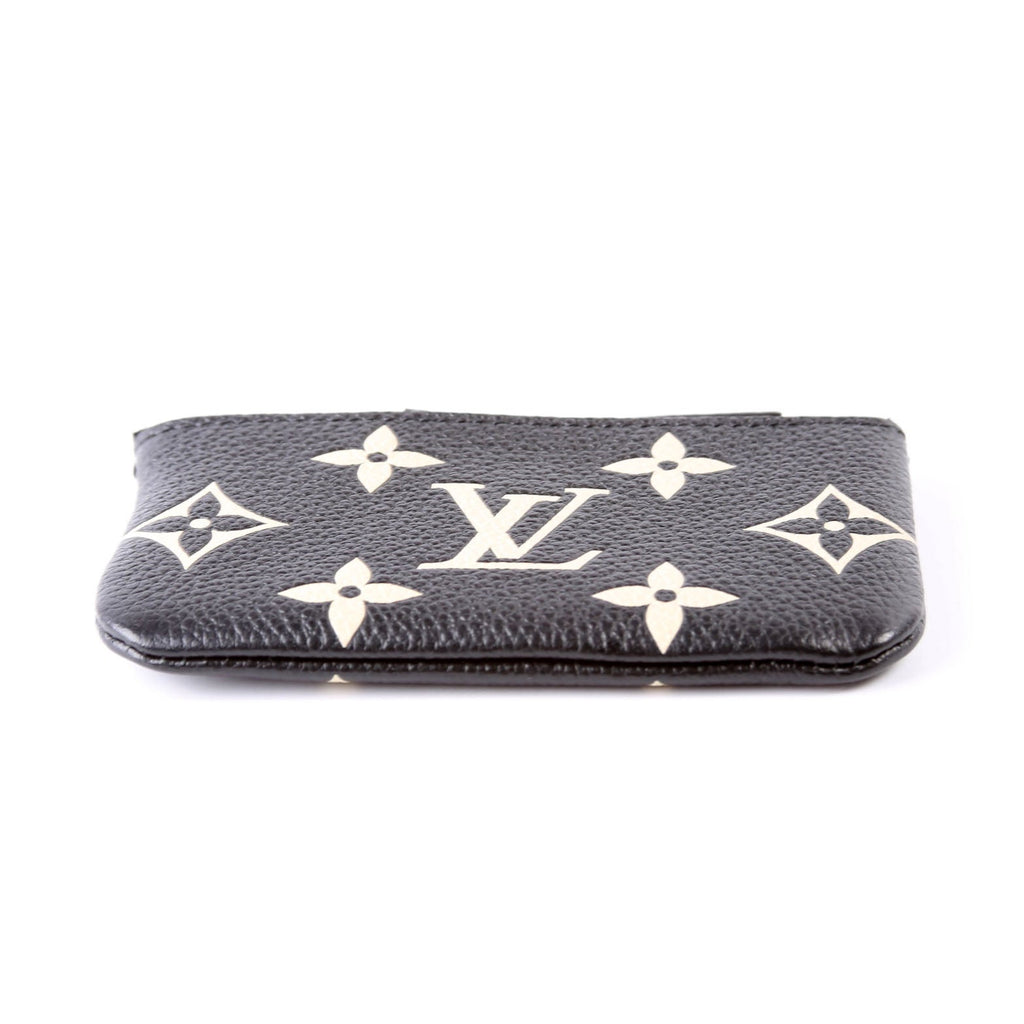 Pochette Cles NM Bicolor Empreinte Black/Cream