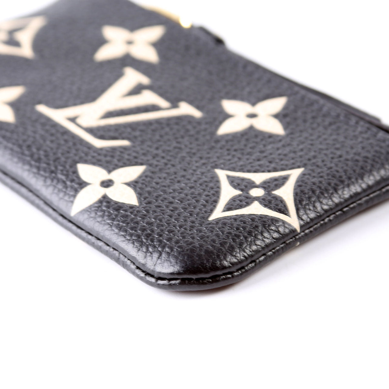 Pochette Cles NM Bicolor Empreinte Black/Cream
