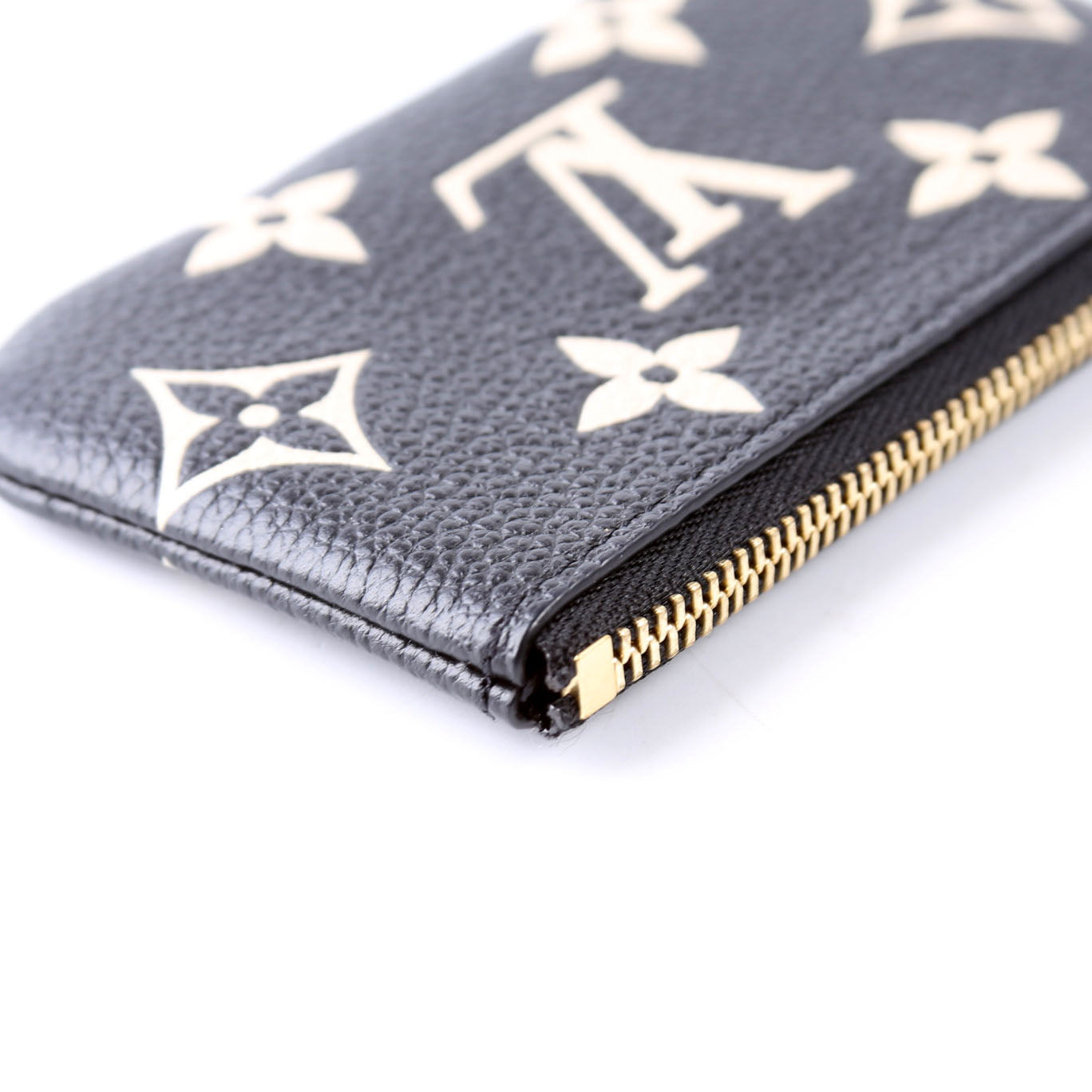 Pochette Cles NM Bicolor Empreinte Black/Cream