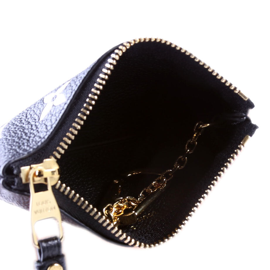Pochette Cles NM Bicolor Empreinte Black/Cream