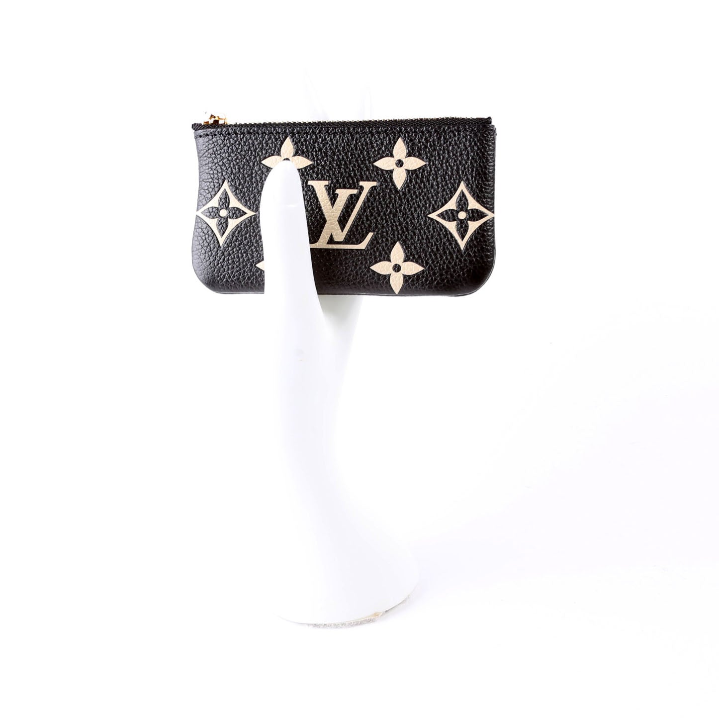 Pochette Cles NM Bicolor Empreinte Black/Cream