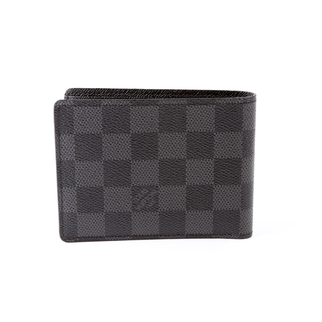Mens Multiple Wallet Damier Graphite