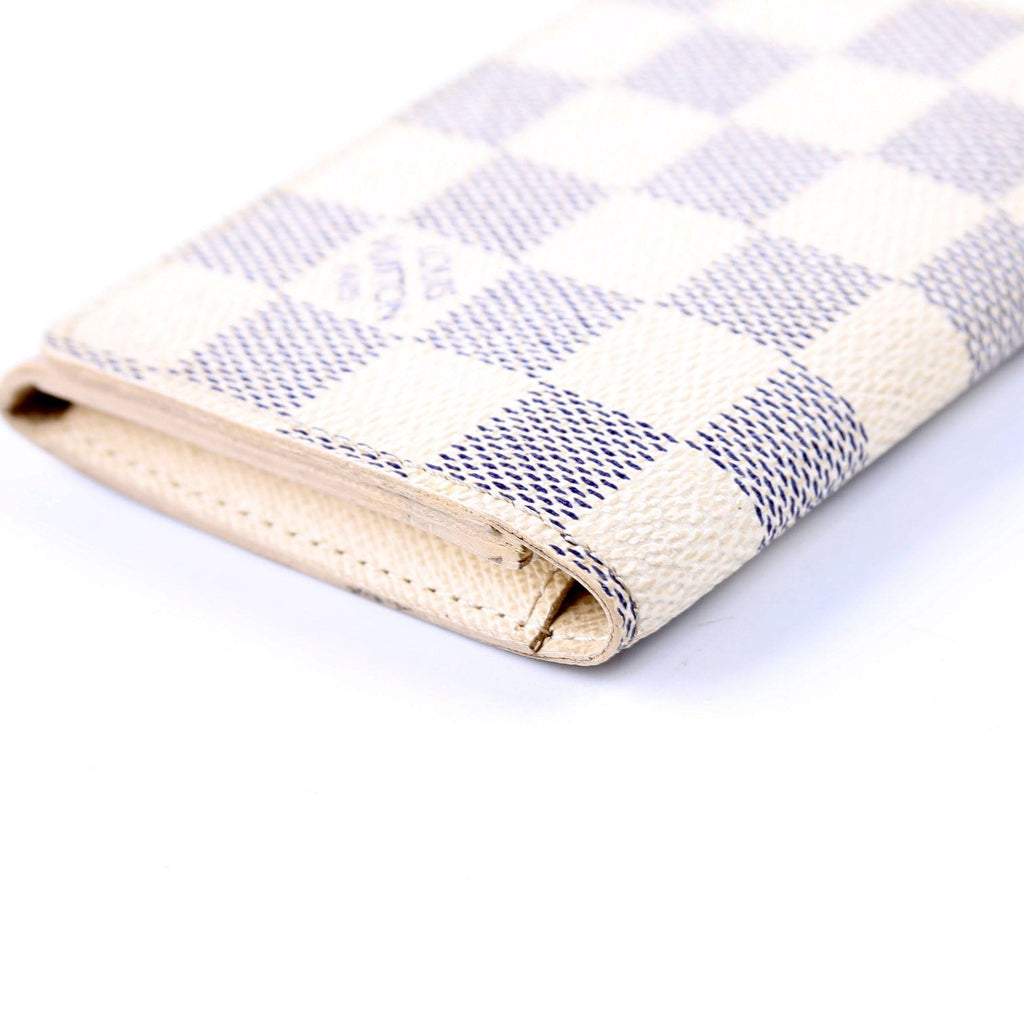 Business Card Holder Damier Azur