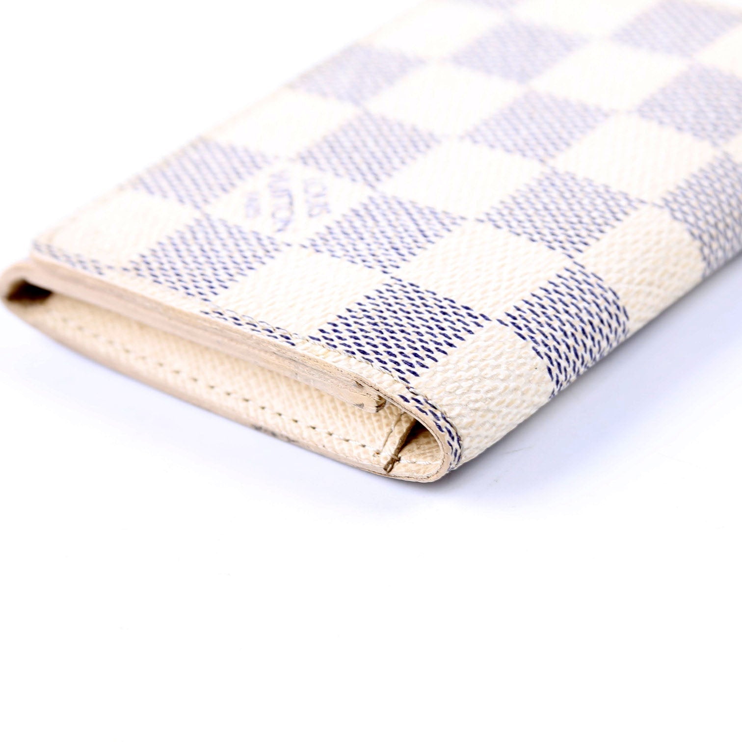 Business Card Holder Damier Azur
