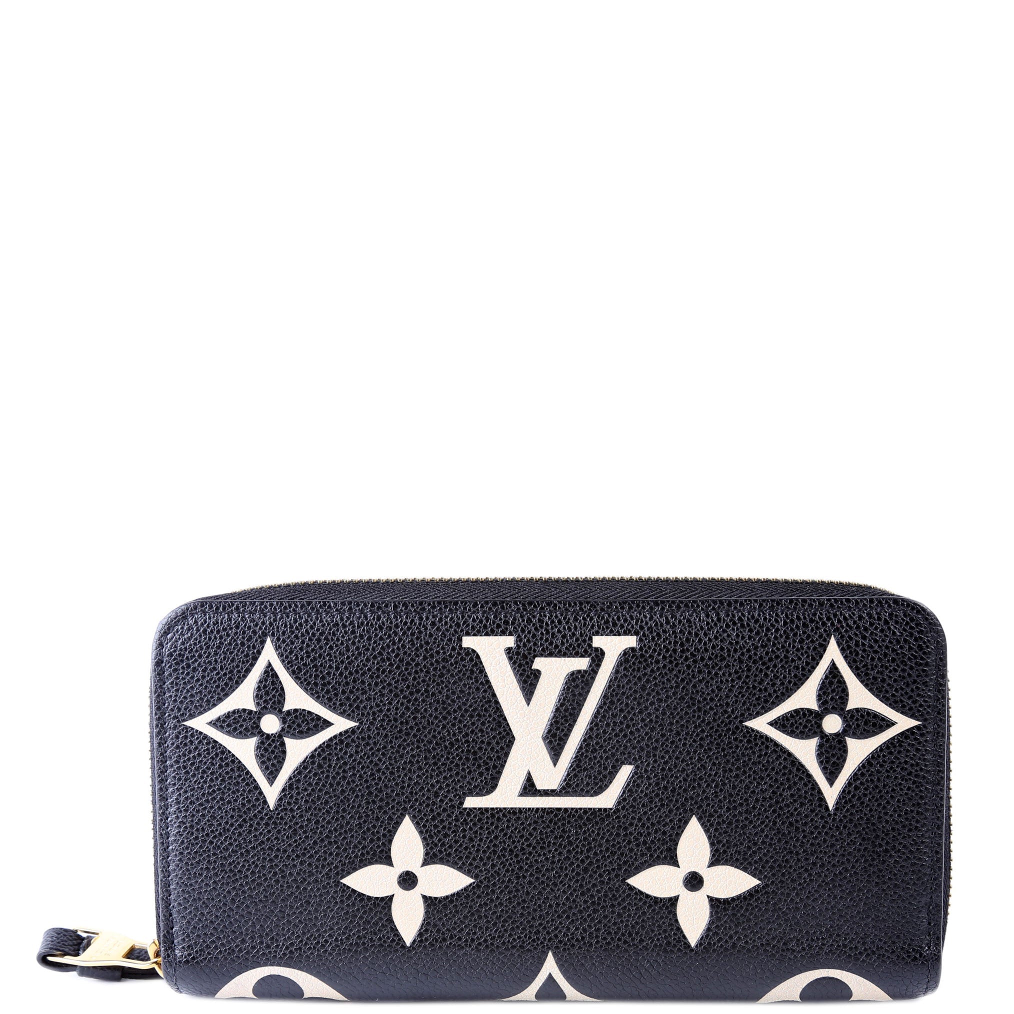 Zippy Wallet Bicolor Empreinte Black/Cream