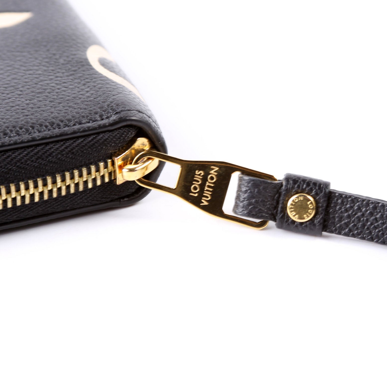 Zippy Wallet Bicolor Empreinte Black/Cream
