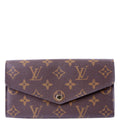 Sarah Wallet Monogram Newer Red