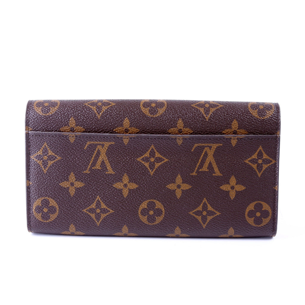 Sarah Wallet Monogram Newer Red