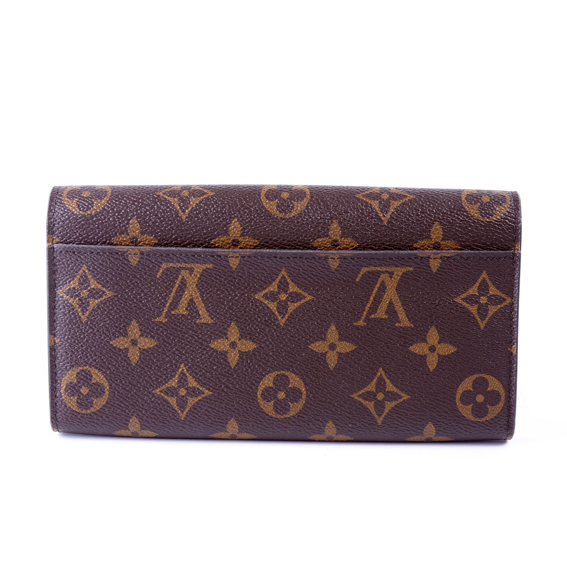 Sarah Wallet Monogram Newer Red