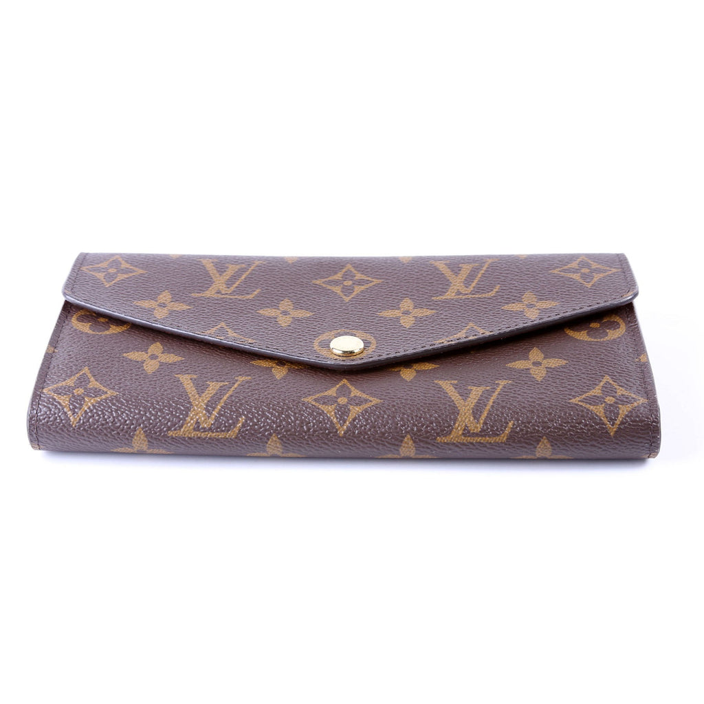 Sarah Wallet Monogram Newer Red