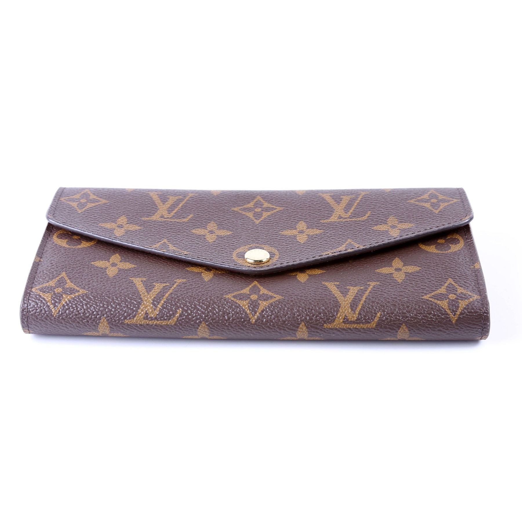 Sarah Wallet Monogram Newer Red