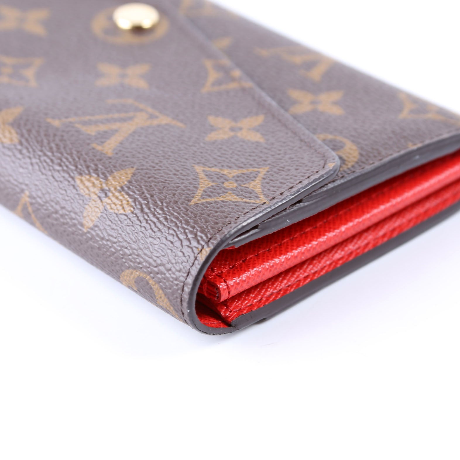 Sarah Wallet Monogram Newer Red