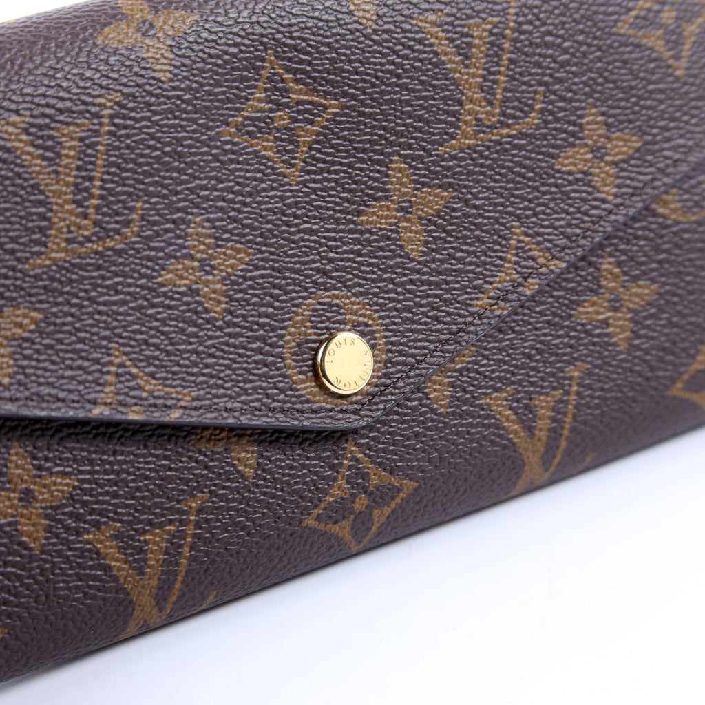 Sarah Wallet Monogram Newer Red