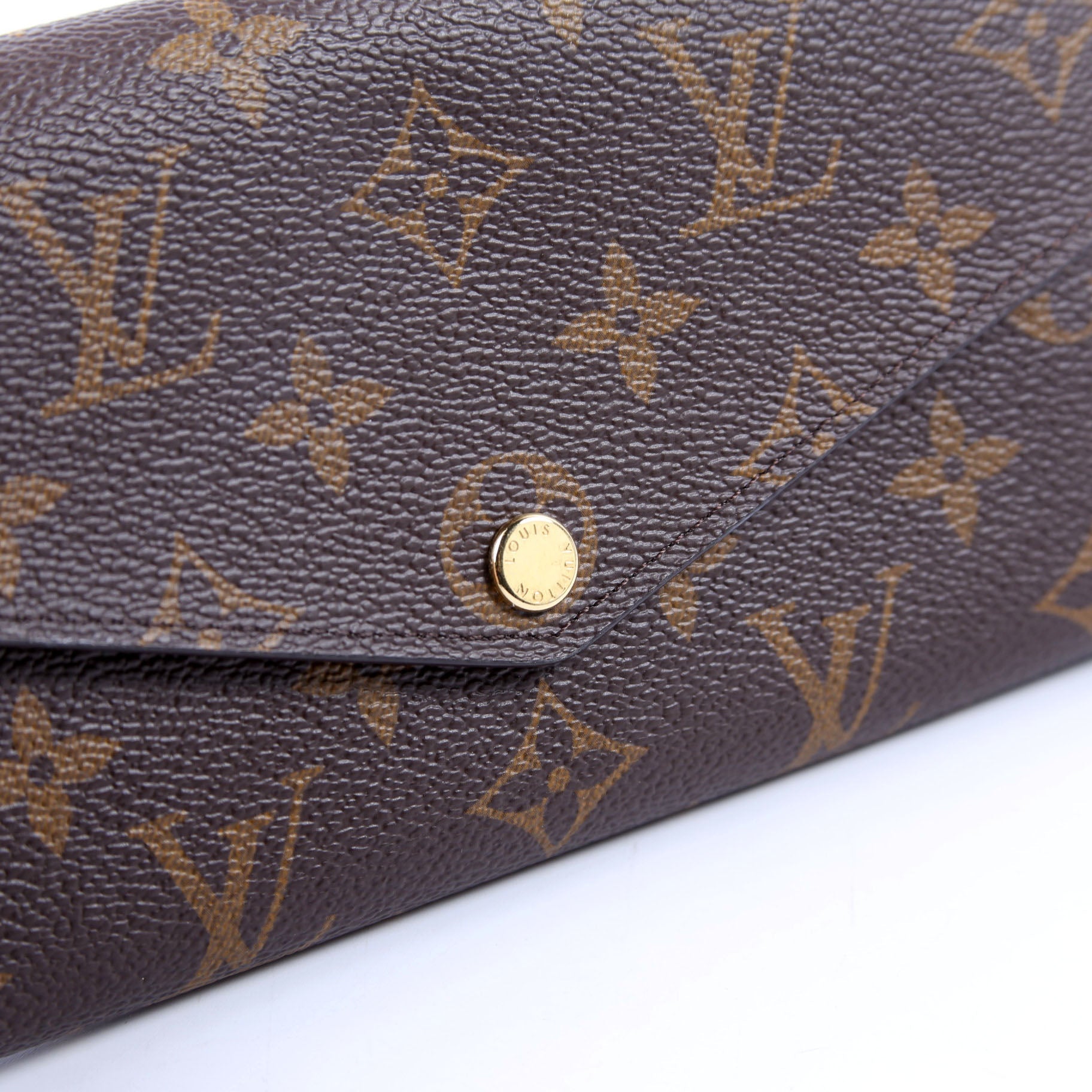 Sarah Wallet Monogram Newer Red