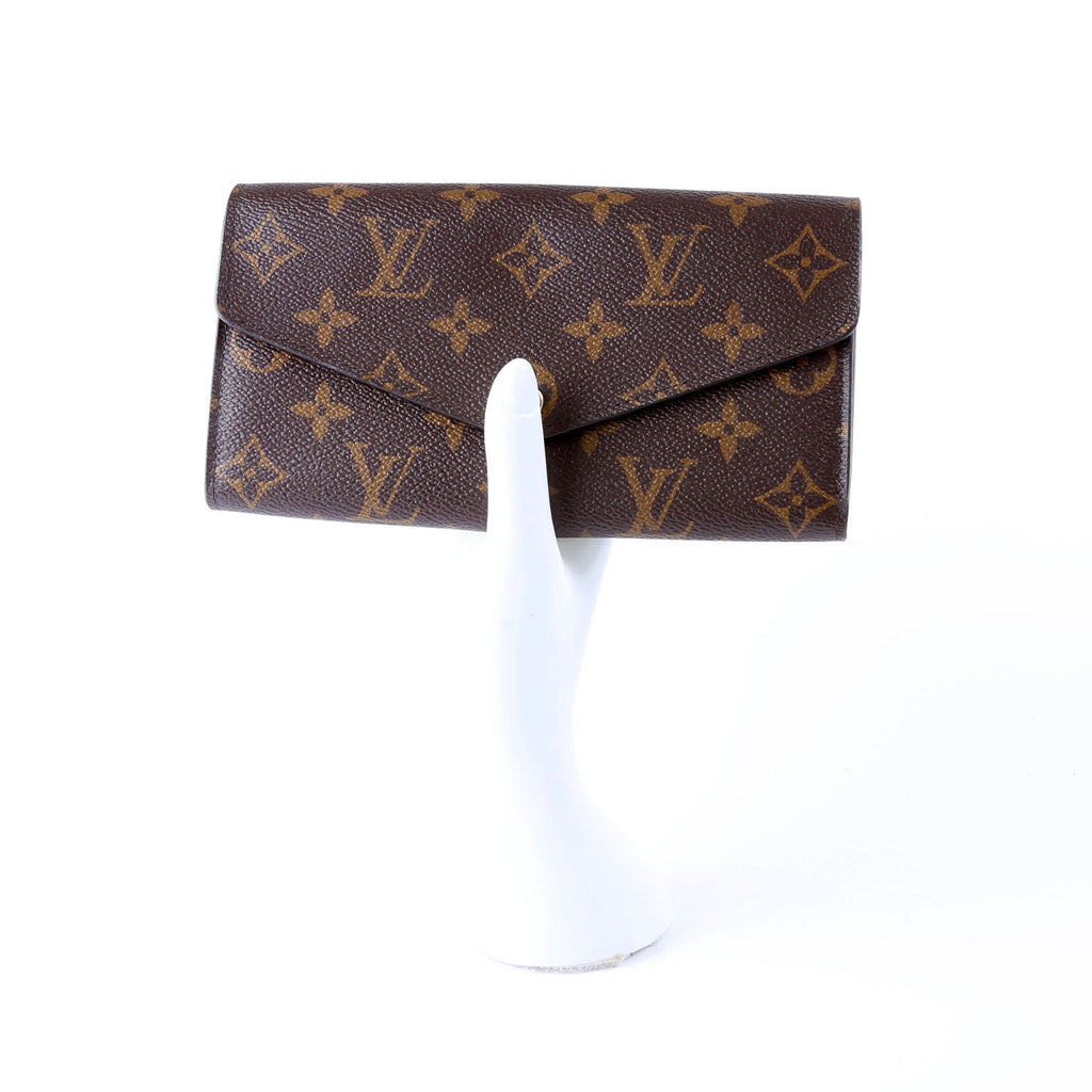 Sarah Wallet Monogram Newer Red