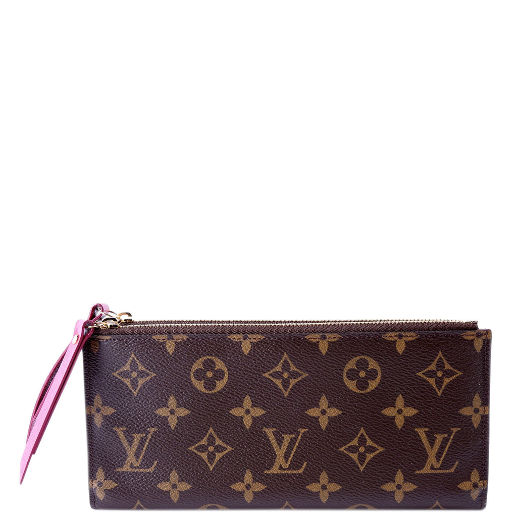 Adele Wallet Monogram Berry