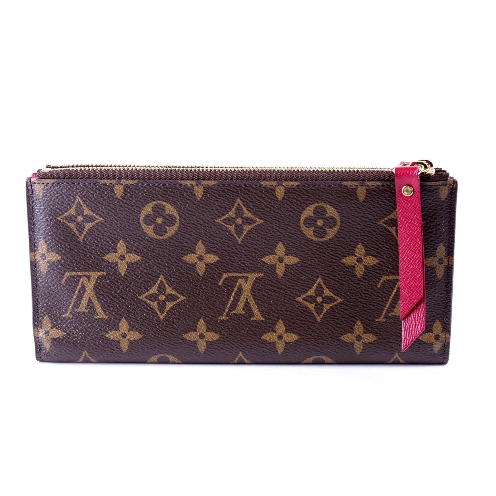 Adele Wallet Monogram Berry