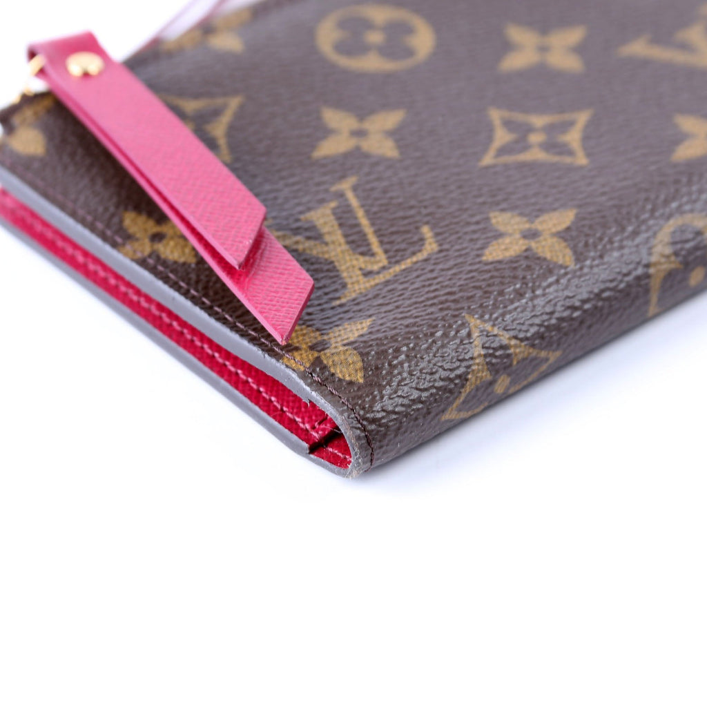 Adele Wallet Monogram Berry