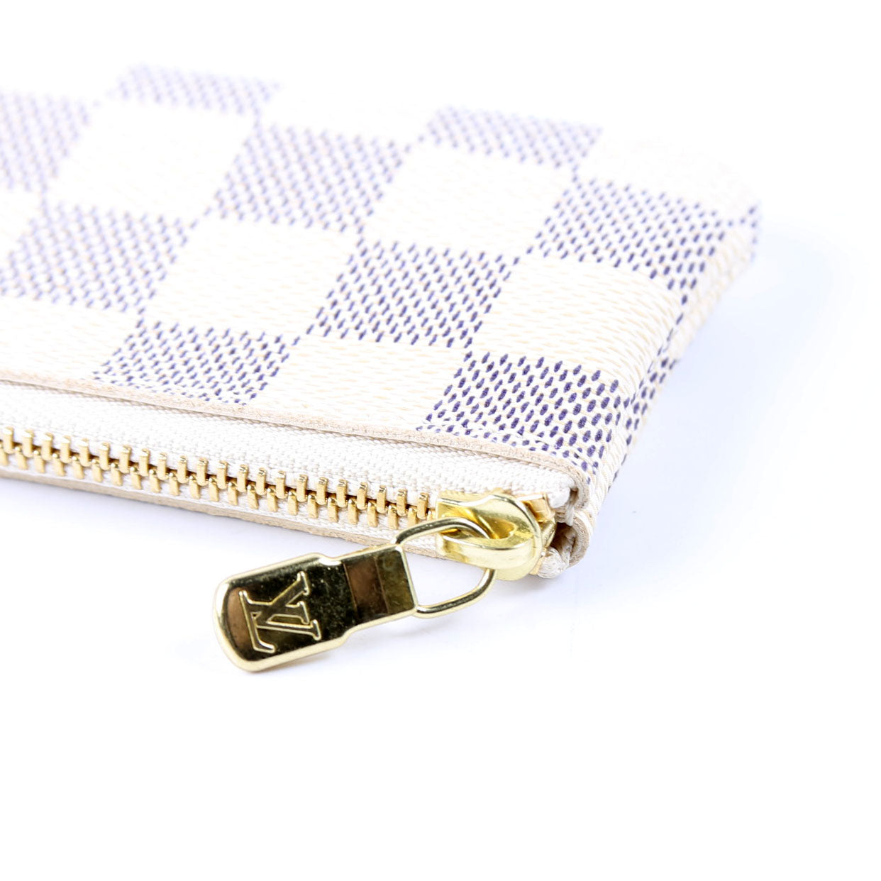 Pochette Cles Damier Azur