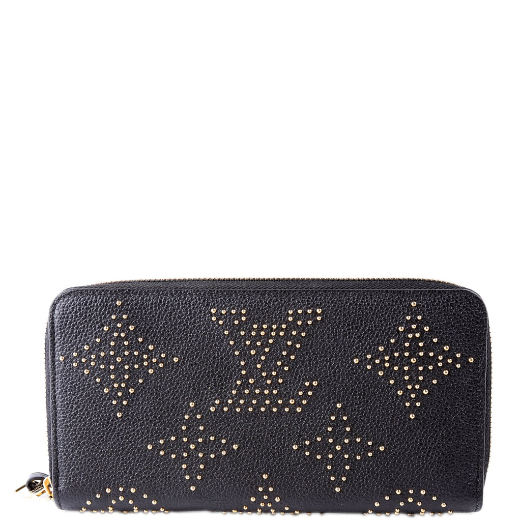 Zippy Wallet Studded Empreinte Black