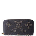 Zippy Wallet Studded Empreinte Black