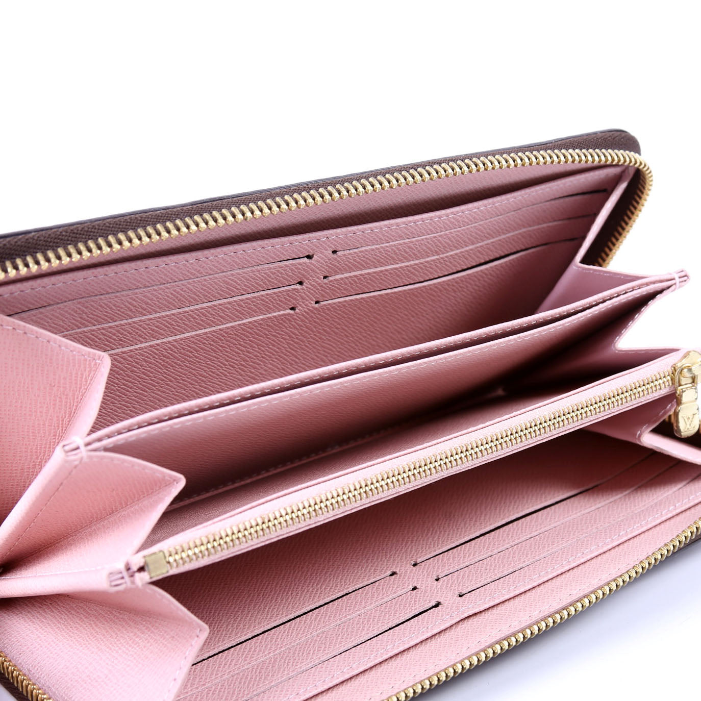 Zippy Wallet Damier Ebene Pink