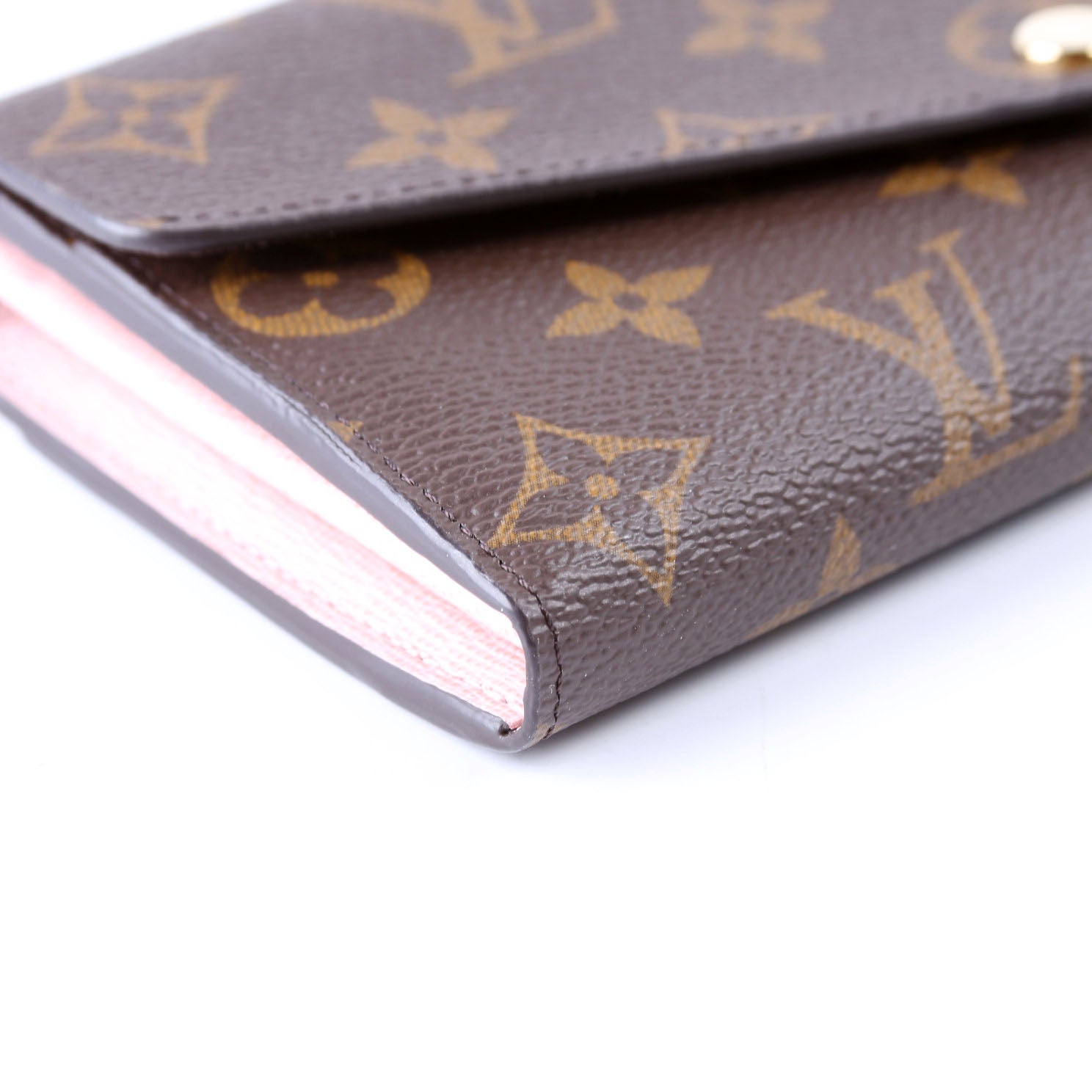 Sarah Wallet Monogram Newer Pink