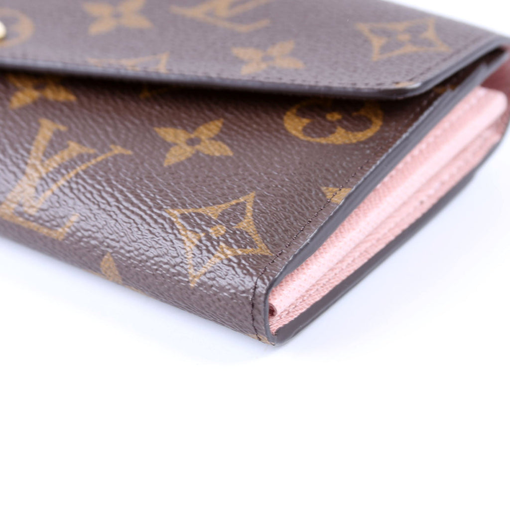 Sarah Wallet Monogram Newer Pink