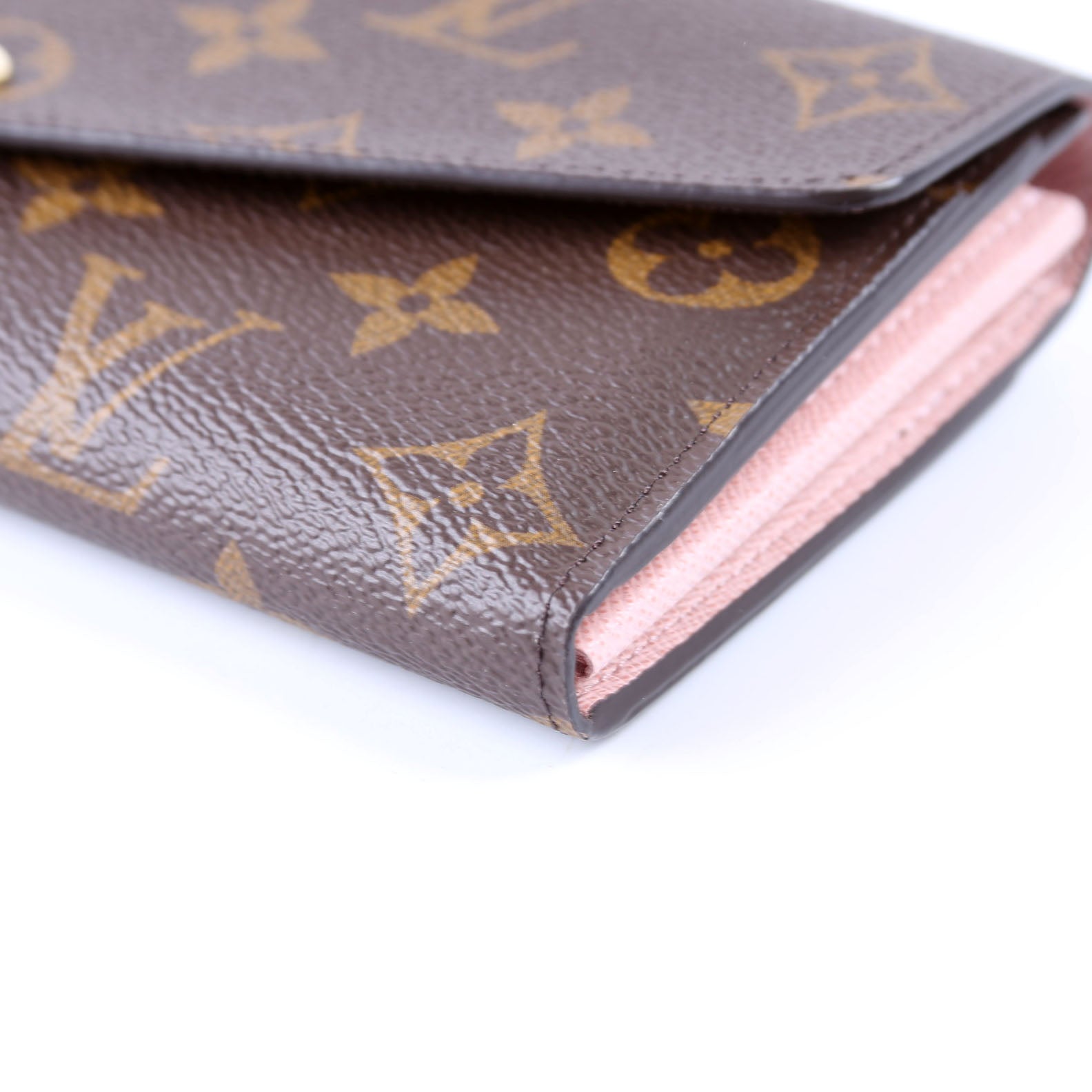 Sarah Wallet Monogram Newer Pink