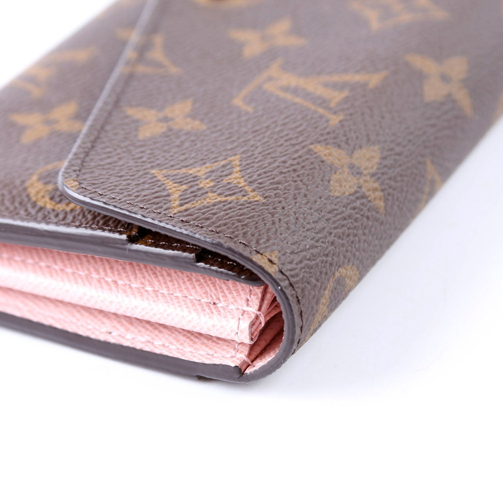 Sarah Wallet Monogram Newer Pink
