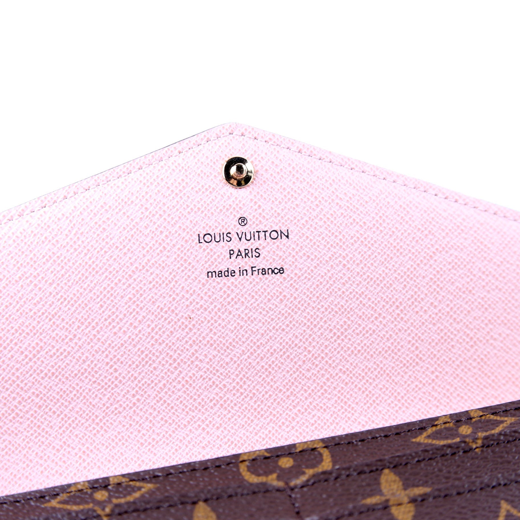 Sarah Wallet Monogram Newer Pink
