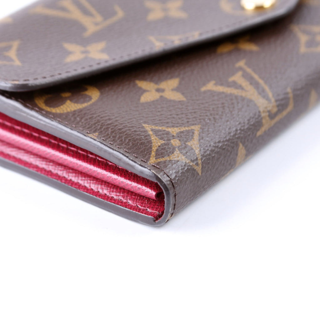 Sarah Wallet Monogram Newer Berry