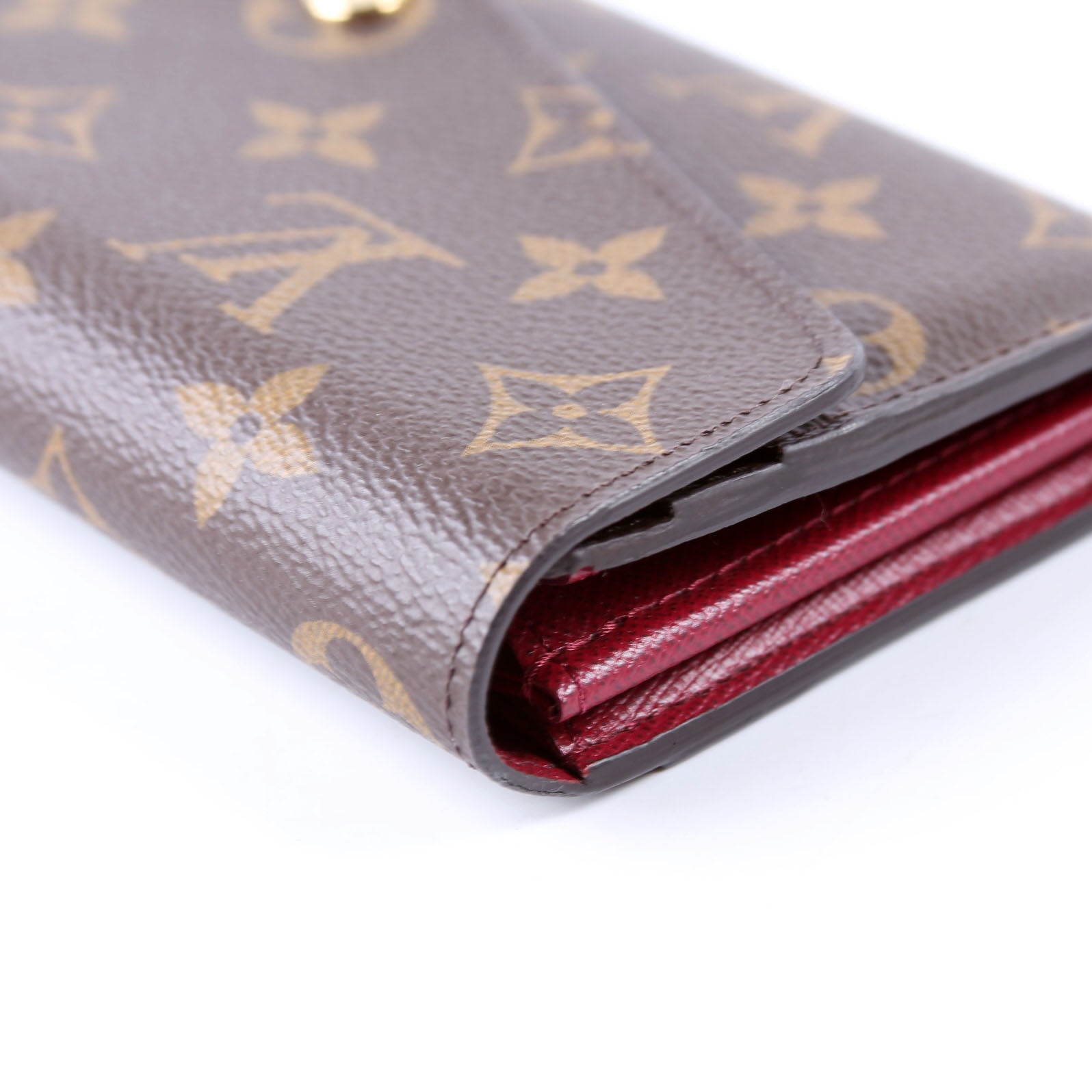 Sarah Wallet Monogram Newer Berry