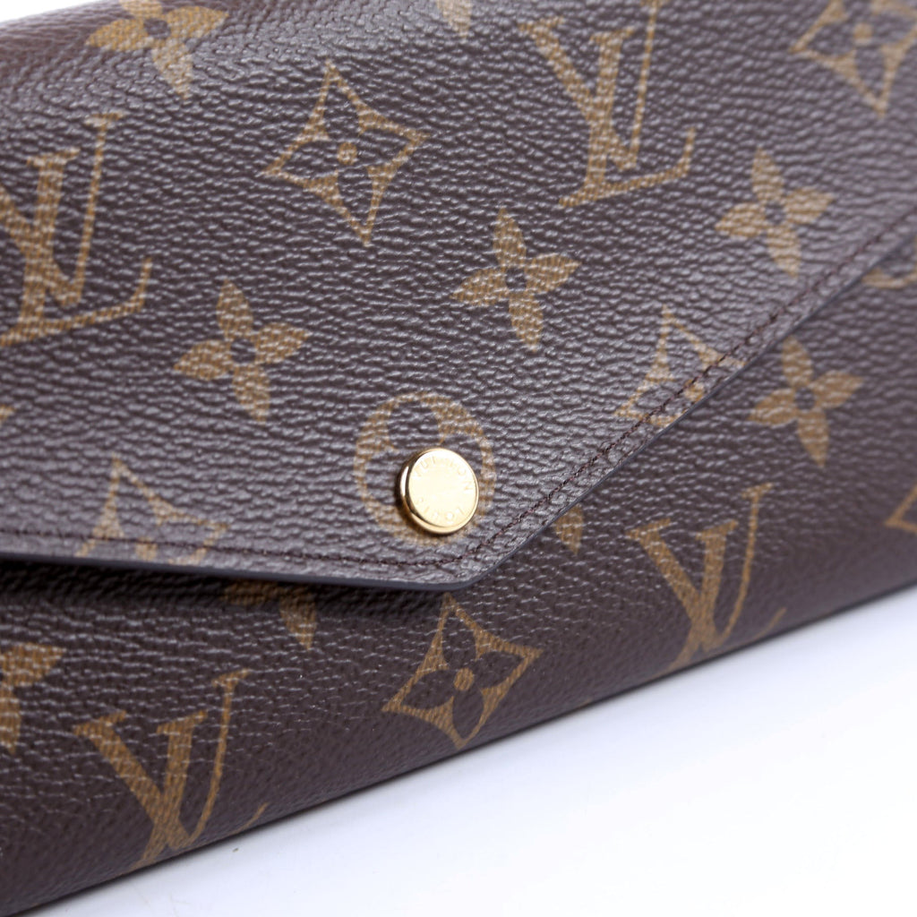 Sarah Wallet Monogram Newer Berry