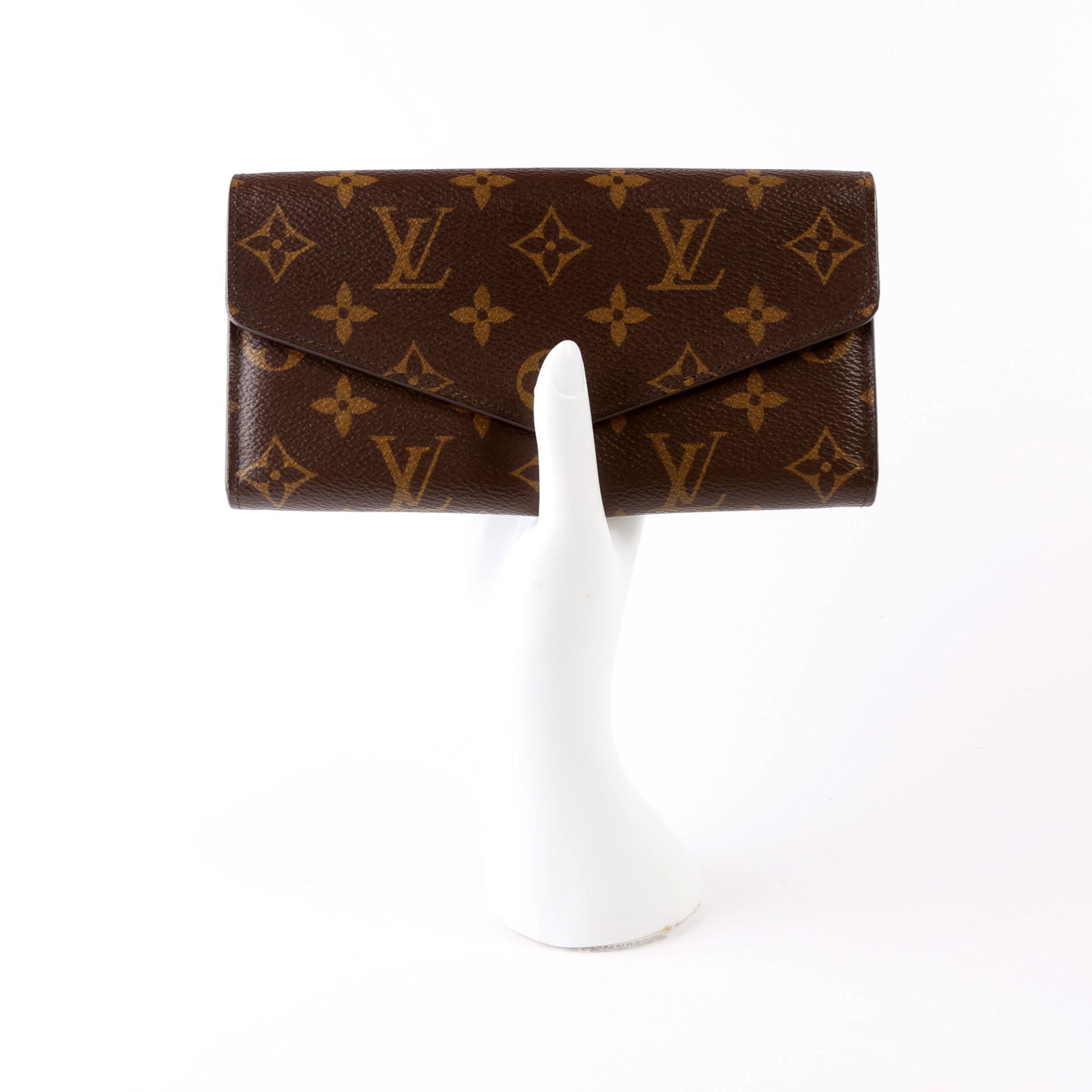 Sarah Wallet Monogram Newer Berry