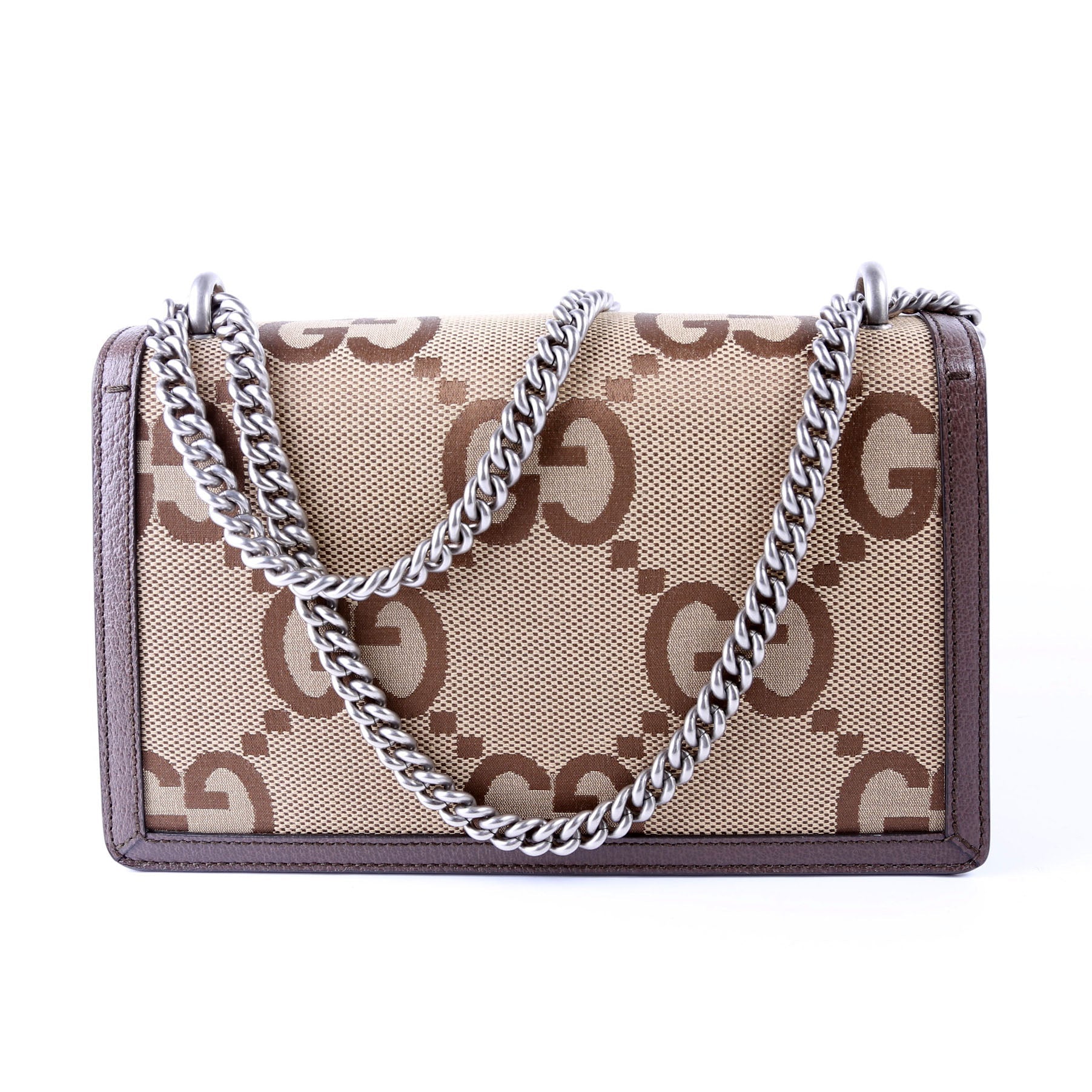 400249 Dionysus GG Canvas Shoulder Small Brown