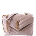 SAINT LAURENT Loulou Satchel Small 494699 Taupe
