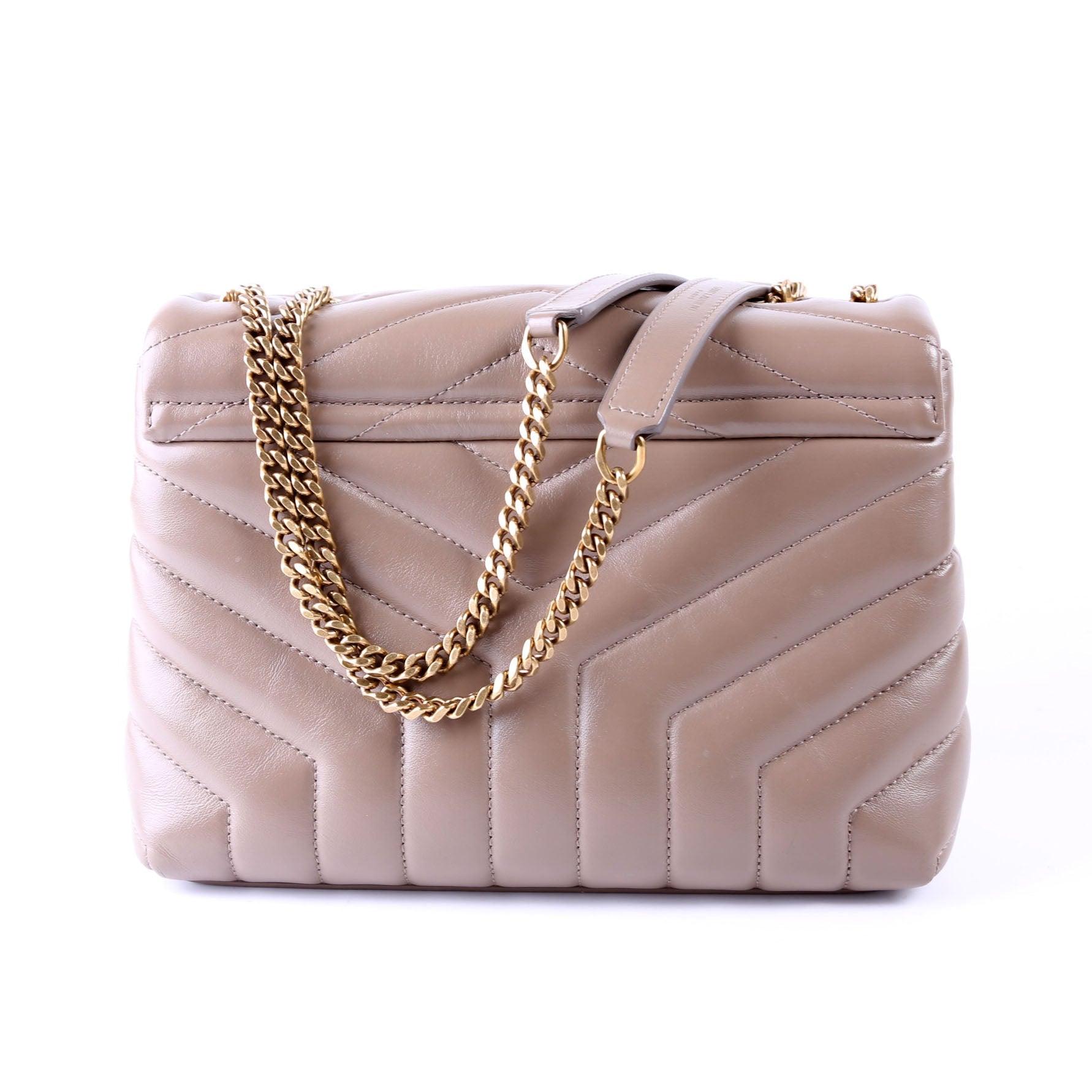 SAINT LAURENT Loulou Satchel Small 494699 Taupe