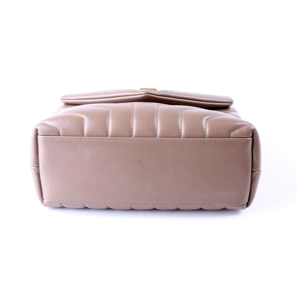 SAINT LAURENT Loulou Satchel Small 494699 Taupe