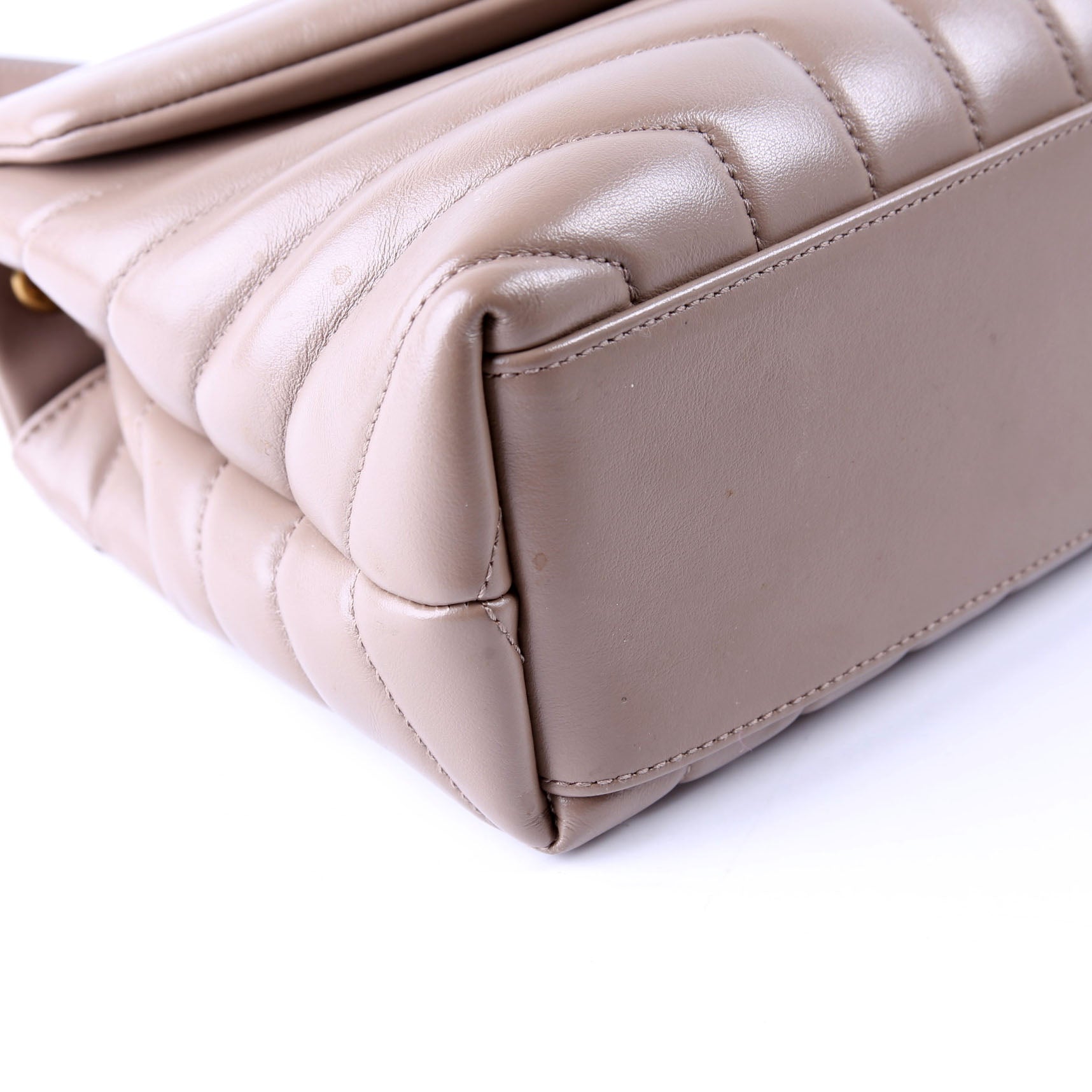 SAINT LAURENT Loulou Satchel Small 494699 Taupe