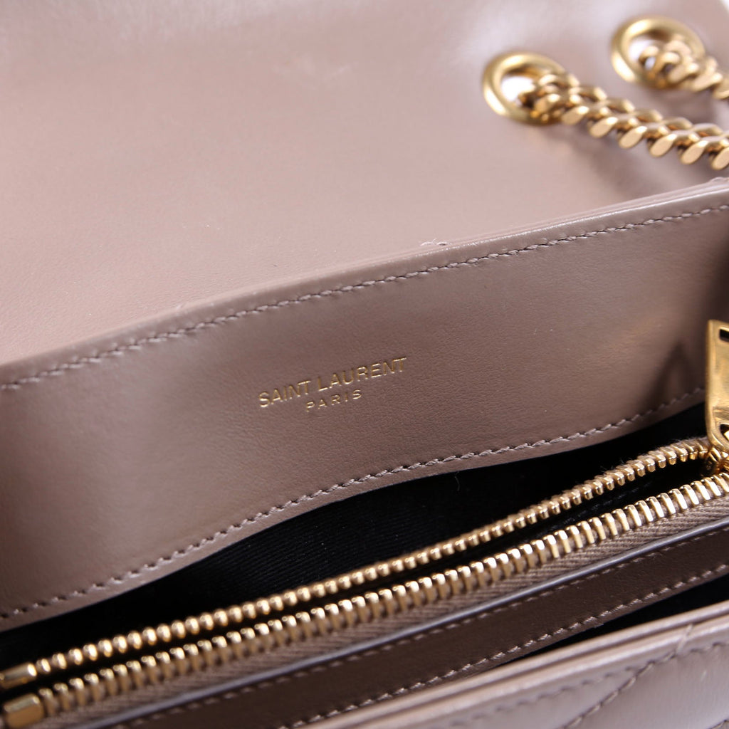 SAINT LAURENT Loulou Satchel Small 494699 Taupe