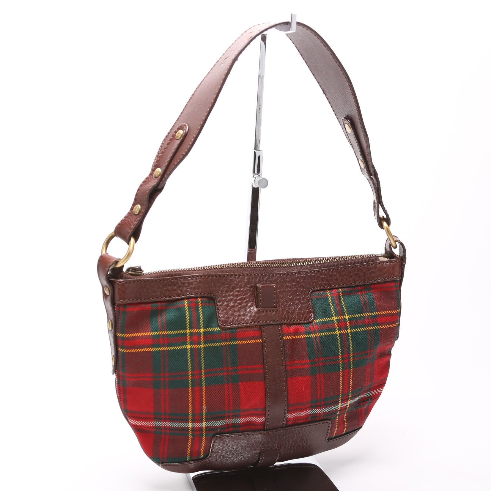 Check Small Hobo Vintage