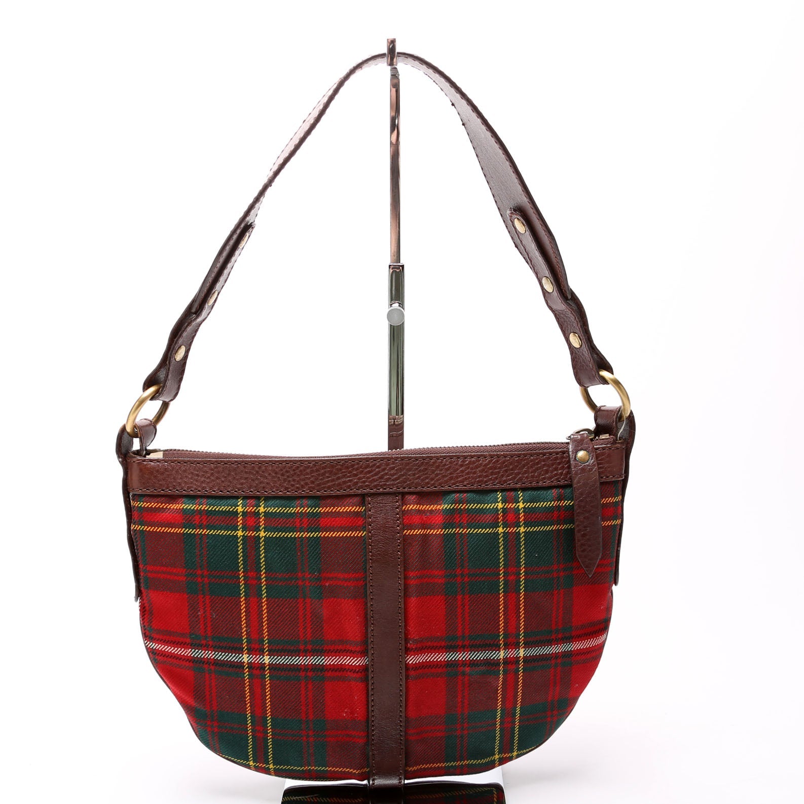 Check Small Hobo Vintage