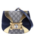 500781 GG Supreme Calfskin Osiride Shoulder Bag Black/Gold
