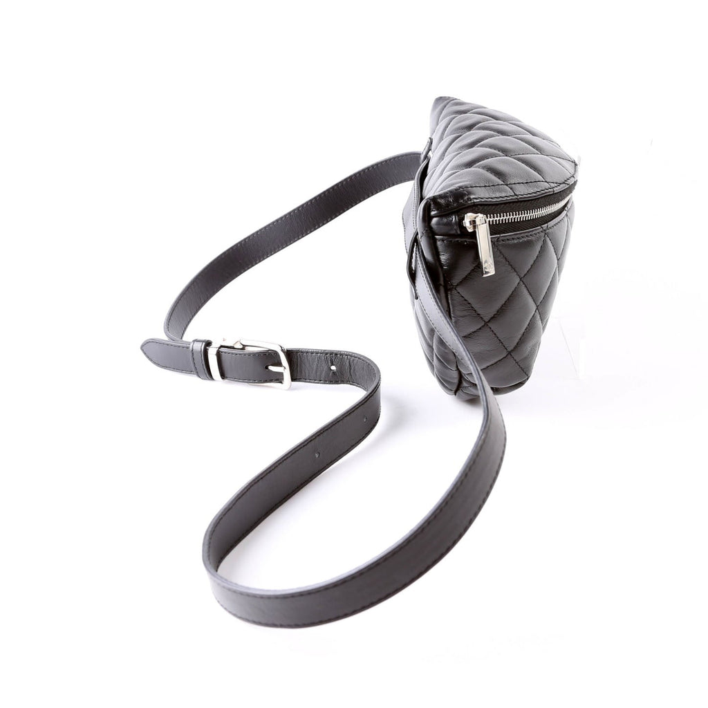 Uniform Waist Belt Bag Quilted Caviar 29M
