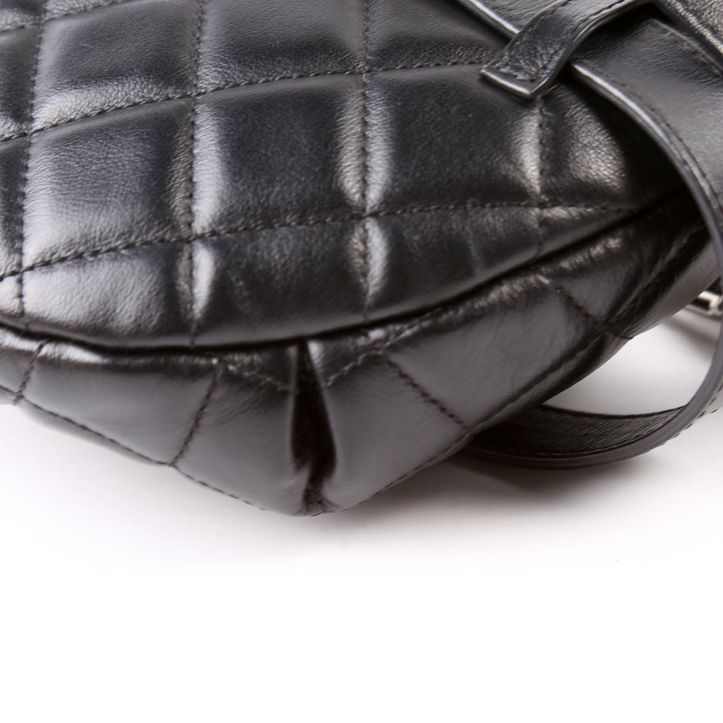 Uniform Waist Belt Bag Quilted Caviar 29M
