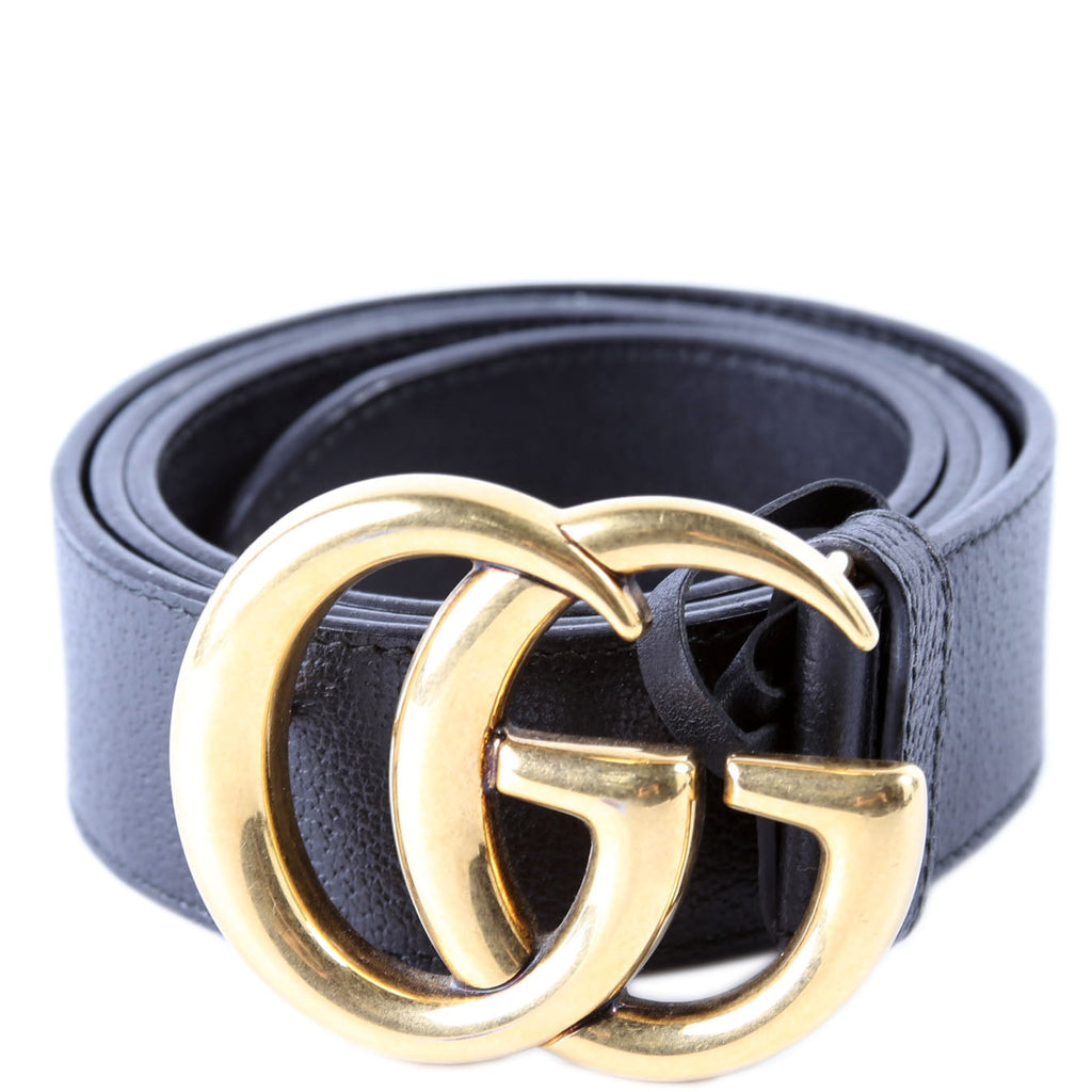406831 GG Marmont Belt Size 95/38 Black