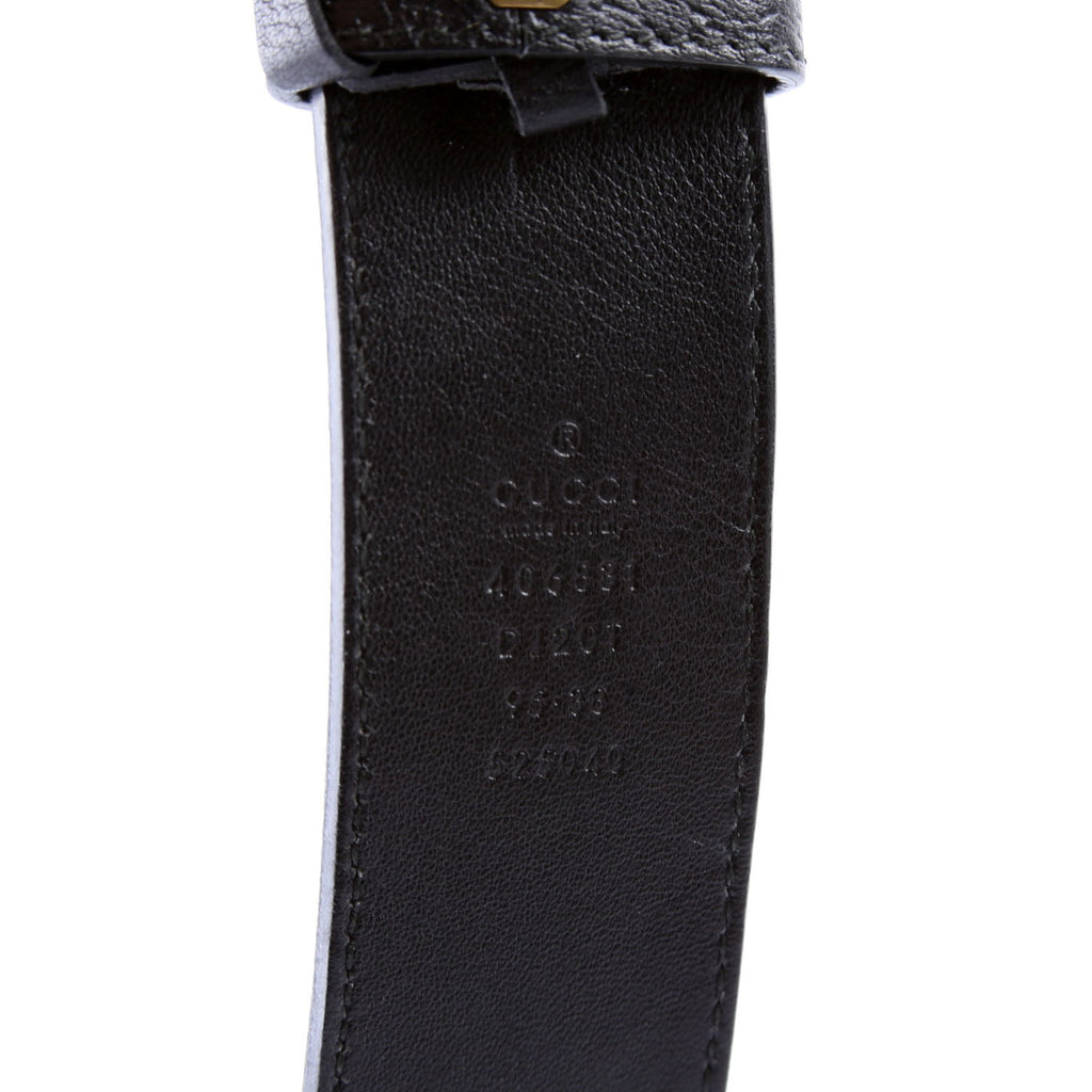 406831 GG Marmont Belt Size 95/38 Black