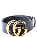 406831 GG Marmont Belt Size 80/32 Black